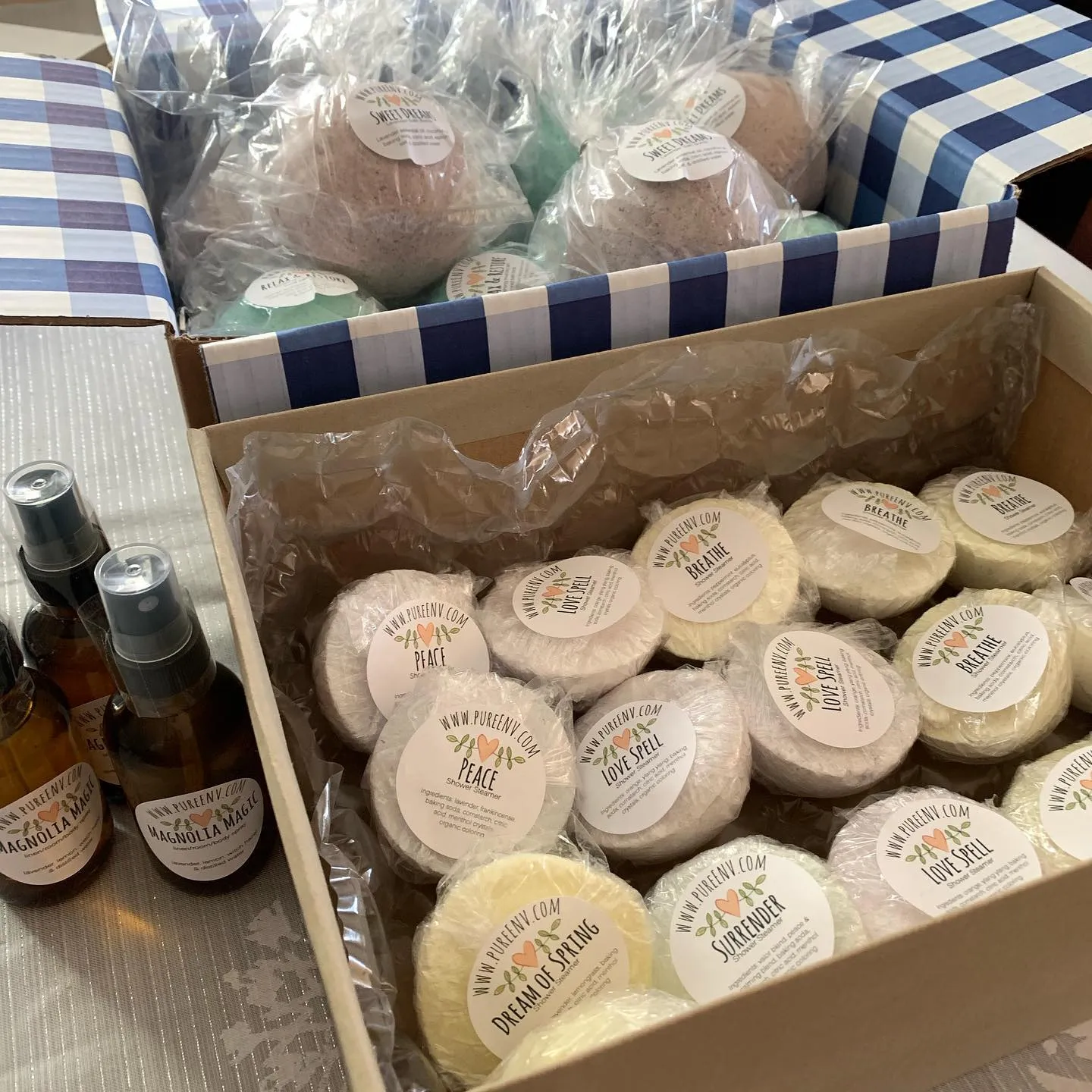 PureENV bath bombs